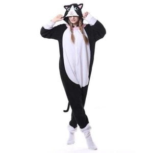 Vuxen kattpyjamas kombination