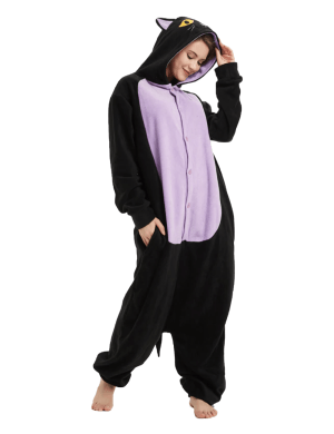 Midnatt kattpyjamas