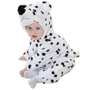 Dalmatisk baby pyjamakombination