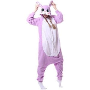Fleece Female Rabbit Pyjamas Combination