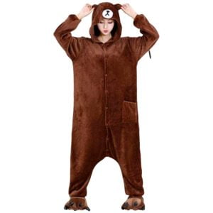 Combi betalar kigurumi björn vuxen