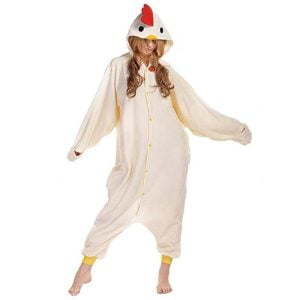Vuxen höna pyjamas kombination