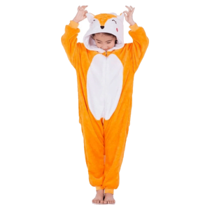 Japanska barns rävpyjamas kombination
