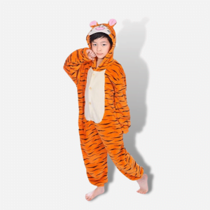 Full tigerpyjamas för barn