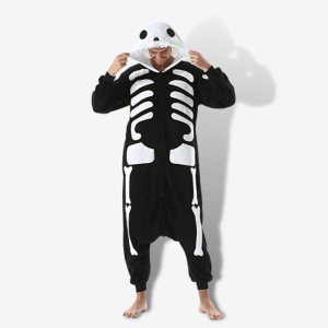 Hela pyjamas man skelett