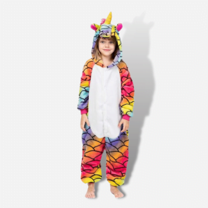 Hela pyjamas unicorn regnbåge