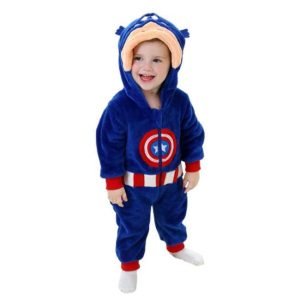 Captain America baby pyjamas