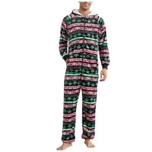 pyjamas herr randig jul